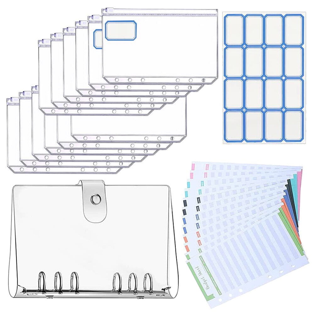 WEUVEB Portable Waterproof Budget Planner, White, Loose-Leaf Sheets, Office