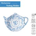 thumbnail image 2 of Supreme Housewares Blue and White Floral Tea Bag Holders, Teapot Shaped Tea Bag Coasters Spoon Rests Saucer Seasoning Dish Set, Blue, 4 x 3 Inch, Set of 4, 2 of 6