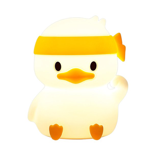 Luz de noche de silicona YONGSHENG pato amarillo recargable por USB Con función de temporizador