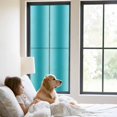 thumbnail image 3 of Teal Ombre Window Privacy Film, Modern Abstract Art Farmhouse Gradient Static Cling UV Sun Blocking Tint Film Heat Control Windows Films for Bedroom Bathroom, Window Stickers 23.6"x59", 3 of 8