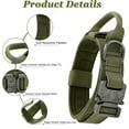 thumbnail image 2 of Ledeak Tactical Dog Collar, Padded Breathable Soft Nylon Pet Collar with Heavy-Duty Metal Buckle, Adjustable Basic Military Dog Collar with Handle for Medium Large Dogs, 2 of 7