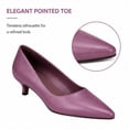 thumbnail image 3 of CHICVOMEY Comfortable Women Kitten Heel Pumps with Arch Support Lightweight and Non-Slip Fashion & Versatile Suitable for Work and Party, 3 of 8