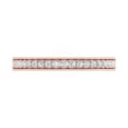 thumbnail image 3 of 1/4 Carat Round Diamond Wedding Band Ring in 14K Rose Gold (Ring Size 8.75) (I1-I2 Clarity), 3 of 5