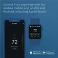 thumbnail image 4 of ecobee Thermostat Intelligent avec Contrôle Vocal, Capteur Intelligent Inclus, Amazon Alexa Intégré (Version 2020), 4 of 11
