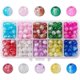 thumbnail image 1 of 300 cuentas de vidrio de Murano de 10 colores y 8 mm, craqueladas, redondas y hechas a mano para manualidades, pulseras, collares y joyería., 1 of 5