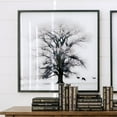 thumbnail image 2 of Yosemite Home Decor "Winters Morning Fog II" Glass Photographic Art in Black, 2 of 5