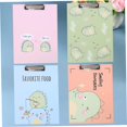thumbnail image 4 of 4Pcs A4 Cartoon Folder Writing Board,A4 Hardboard Folder Clipboard,Flip Memo Clipboard for Nurses,Students,Classrooms,Offices, 4 of 7