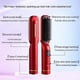 thumbnail image 5 of Cepillo alisador de pelo inalámbrico de cerámica con carga rápida USB y control inteligente de temperatura (rojo)., 5 of 5