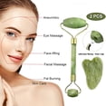 thumbnail image 5 of Jade Roller & Gua Sha Set Face Roller and Gua Sha Facial Tools for Skin Care Routine and Puffiness-Green, 5 of 6