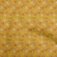 thumbnail image 1 of oneOone Cotton Silk Dark Mustard Fabric Tropical Quilting Supplies Print Sewing Fabric By The Yard 42 Inch Wide, 1 of 5