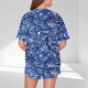 thumbnail image 2 of Trajes de Pantalones para Mujeres Casual Suelta Impresión Manga Corta, Cuello Redondo Pantalones Cortos Pijamas Poliéster, 2 of 5