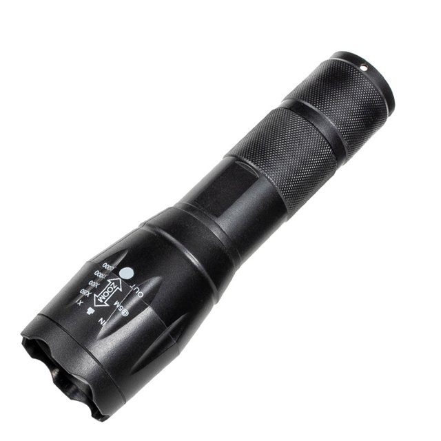 GloryStar Led Flashlight 800 Lumens Ultra Bright Torch Camping Light With 5 Switch Mode Aluminum Life Waterproof Flashlight