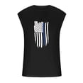 thumbnail image 4 of HomeGardon Shirts for Men Men's Crewneck Casual Cotton Sleeveless Athletic Tank Top, Performance Workout Muscle Cut Graphic Printed Gym Tee Tops Pullover Black,S-3XL, 4 of 5