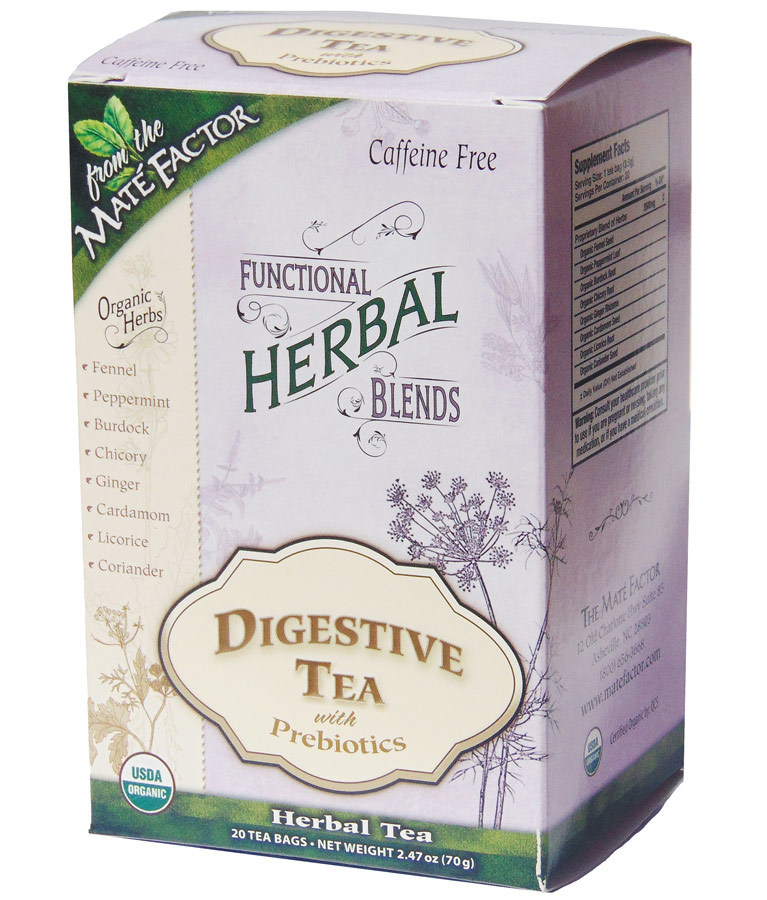 MATE FACTOR Digestive Tea w/ Prebiotics 20 BAG