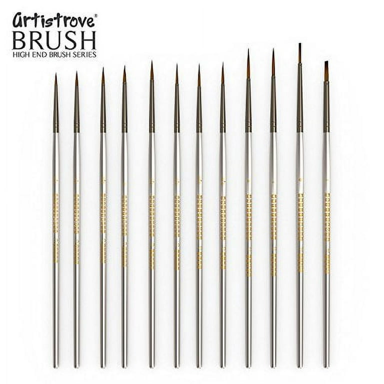 The Official Paint by Numbers Brush by Artistrove - 12 Amazing Fine  Detailing Paint Brushs for Adults with a Need for Precision, Get Your Set  of The Master Class Brushes to Perfect