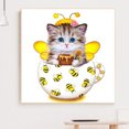 thumbnail image 3 of Wdftyju Kit de pintura de diamantes, cuadro de mosaico de diamantes cuadrado completo de animales DIY Wdftyju 6em5aa9yz3rx3uc2, 3 of 9