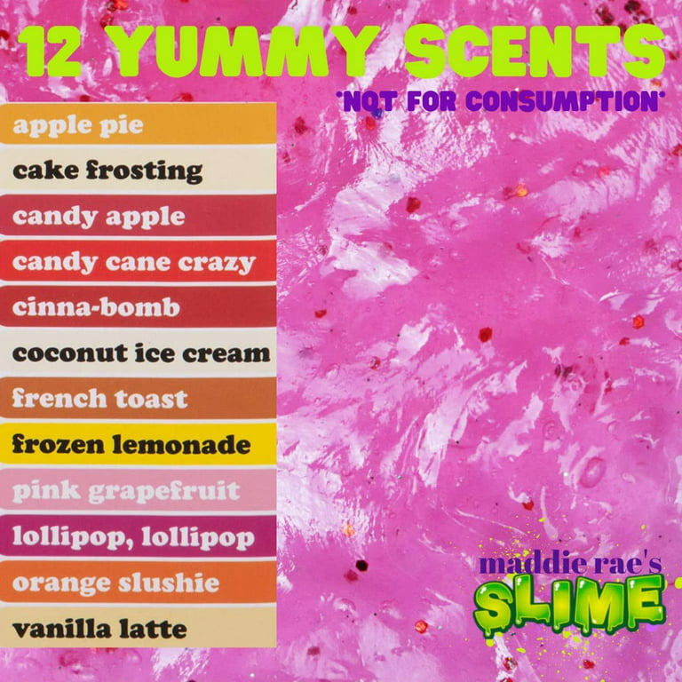 SCS Direct Maddie Rae's Slime Scented Oils, 12Pk Yummy Scents 
