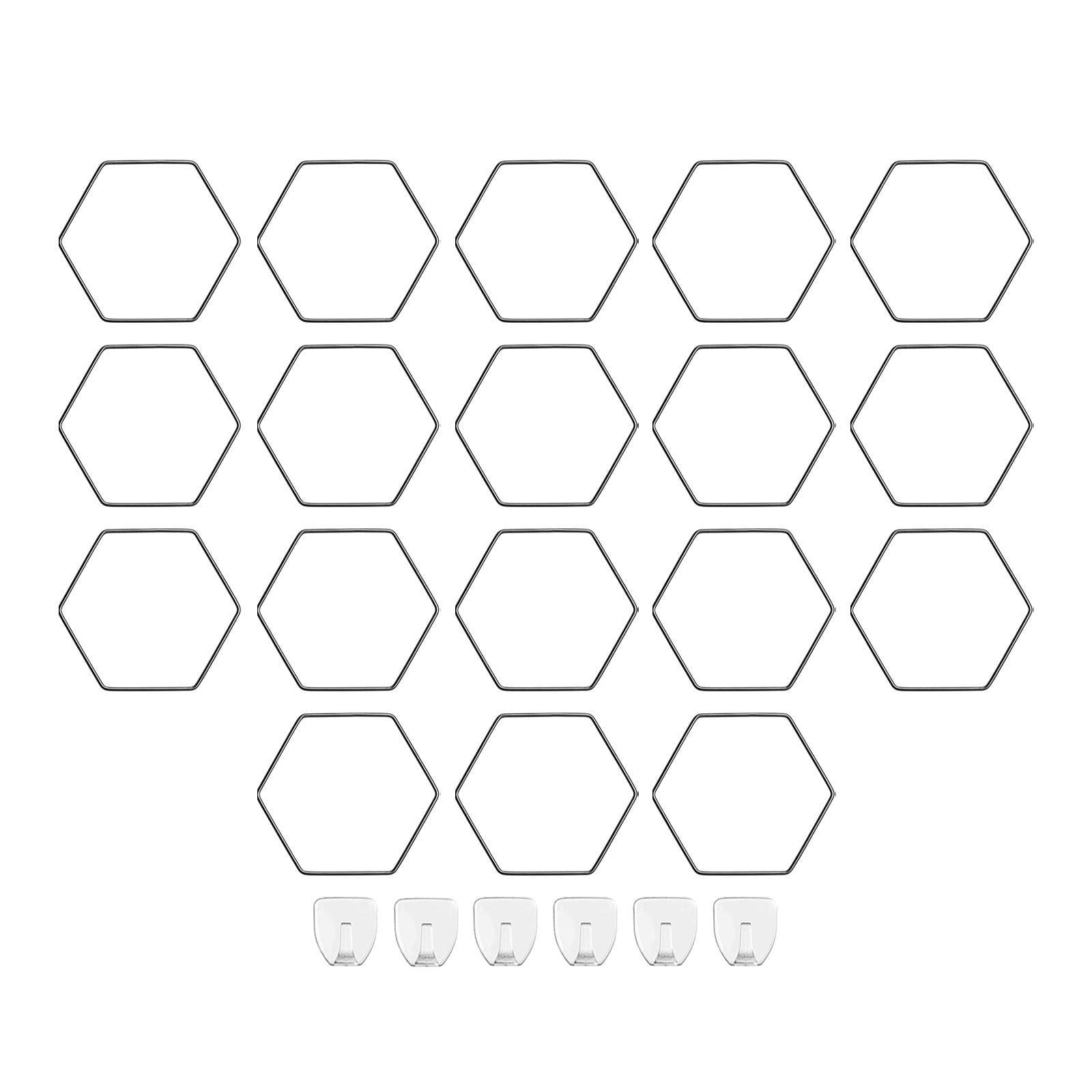 kesoto Indoor Plant Trellis Hexagon Chain Trellis Metal Houseplants Plant Growing Support Garden Trellis for Potted Vegetables Fence