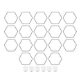 thumbnail image 3 of kesoto Indoor Plant Trellis Hexagon Chain Trellis Metal Houseplants Plant Growing Support Garden Trellis for Potted Vegetables Fence, 3 of 10