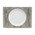thumbnail image 3 of Fabstyles Shadows Cotton Placemats Set of 4 Machine Washable Thick Rustic Cloth Table Mats Perfect for The Kitchen, Dining, Coffee, Patio, Outdoor Tables, 3 of 3