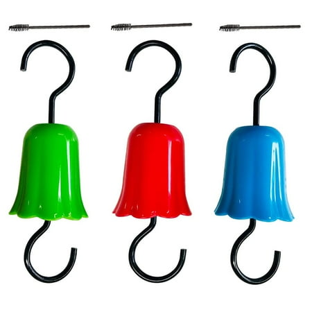 

Kohagoki ShinyArt Flower Ant Moat For Hummingbird Feeder- 3 Ant Moats And 3 Brushes