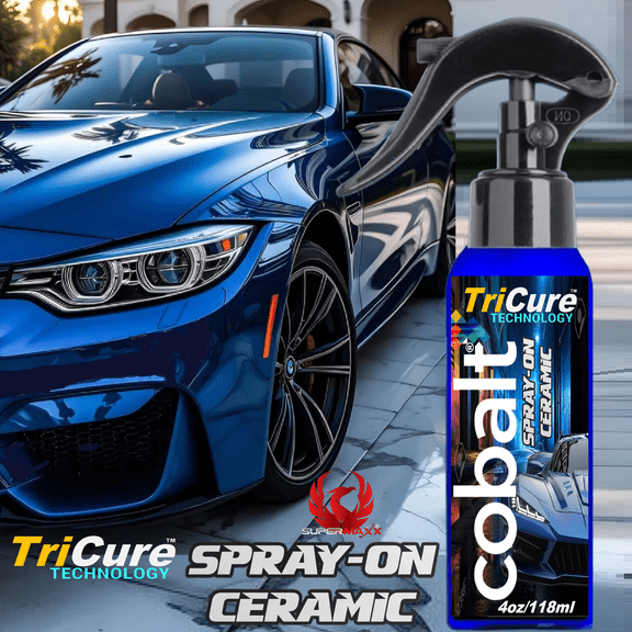 TRICURE TECHNOLOGY SIO2 BRANDS COBALT CERAMIC CAR COATING SPRAY PAINT PROTECTION-4oz (5) 26.95