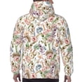 thumbnail image 7 of Haiem Floral Patterned Men's Hoodie with Kangaroo Pocket - Ideal Pullover Sweatshirt for Daily Wear, Travel, and Home-Small, 7 of 7
