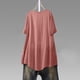 thumbnail image 4 of Fiudx Camisas para Mujer Moda Mujer Casual Cuello En V Blusa Sólida Manga Corta Botón Camiseta Verano Tops, 4 of 4
