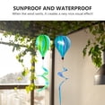 thumbnail image 5 of OUNONA Colorful Spiral Hot Air Balloon Windmill Outdoor Garden Decorations Plastic Assorted Colors Layout, 5 of 6