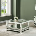 thumbnail image 4 of ACME Noralie Square Coffee Table in Clear and Mirrored, 4 of 5