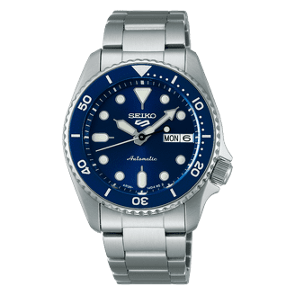 Seiko 5 Sports 42.5 mm Blue Dial Men's Watch SRPK69 - Walmart.com