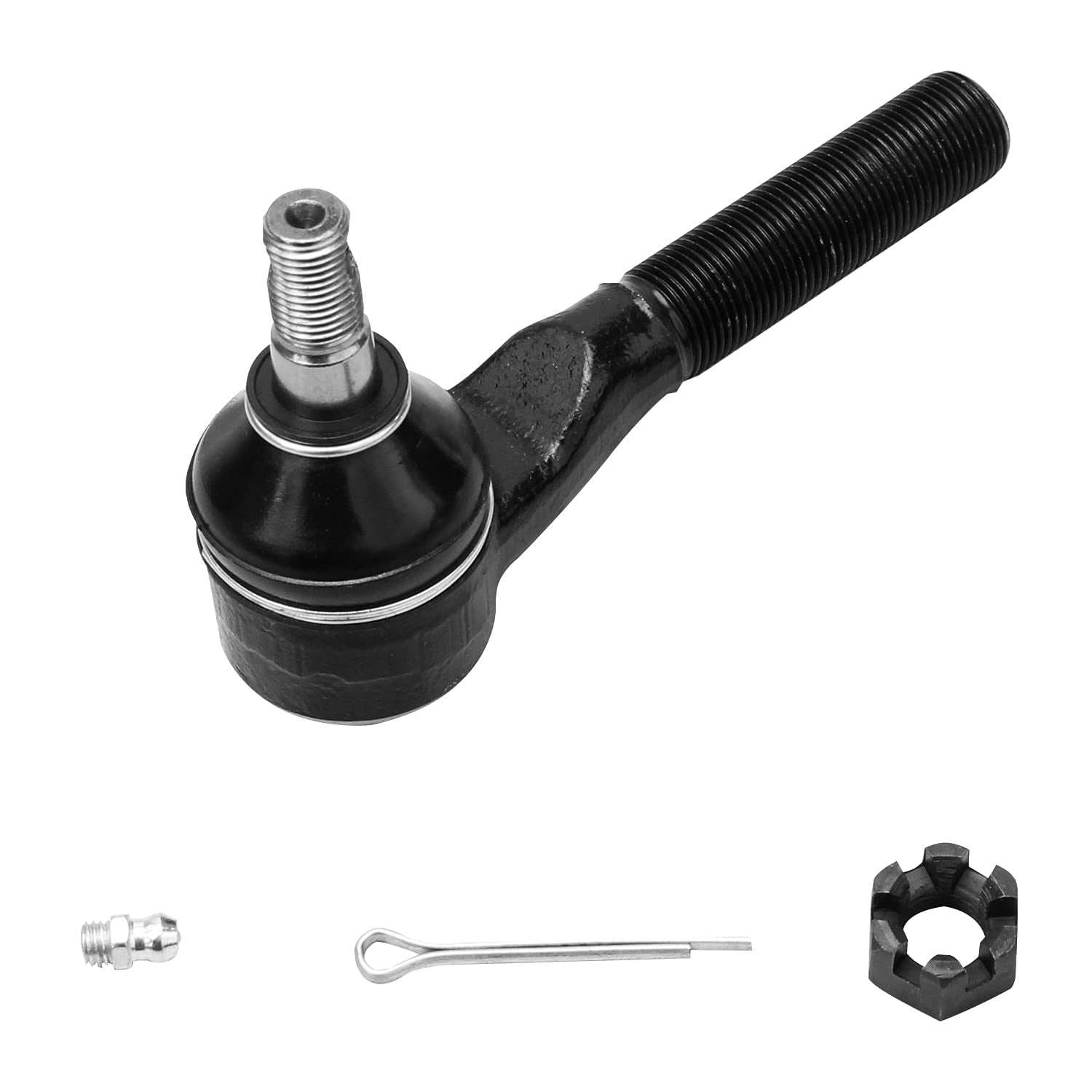 Detroit Axle - Front Tie Rod Ends Kit for Chevy S10 Blazer GMC Jimmy Sonoma Isuzu Hombre, 4 Tie Rod End Links, 2 Adjustment Sleeves Replacement