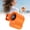 Orange, variant on 2026 Car Clip on Air Conditioner Fan with LED Display - 360° Rotation, 199 Speeds & Semi-Cooling Technology, USB Rechargeable Personal Fan, Hands-Free Clip on Fan for Cars, Work, Camping (Beige)