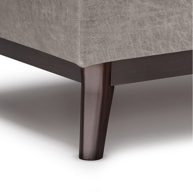 Wyndenhall ethan 34 inch wide mid century modern rectangle table ottoman deals