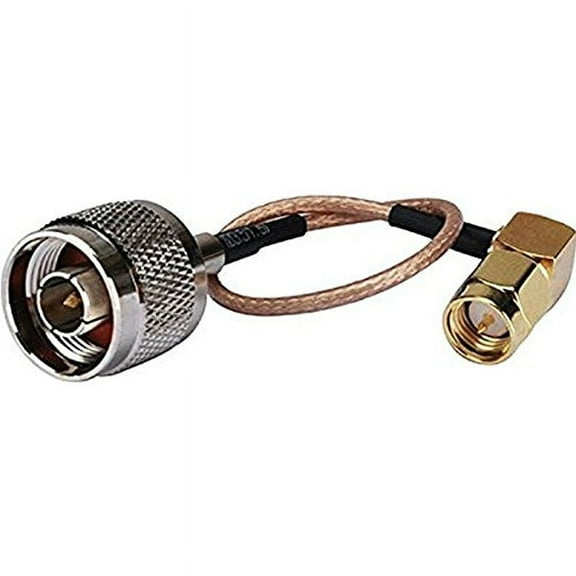 N Male to SMA Male Right Angle to Cable Using RG316 Coax - 5.91"(15cm) High Quality Ships From USA
