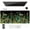 Black2, variant on Extended Gaming Mouse Pad (35.4x15.7 inch), Soft Cute Extra Large XXL Waterproof Thicken Desk Mouse Keyboard Mat with Non-Slip Rubber Base & Stitched Edges, Green Plants
