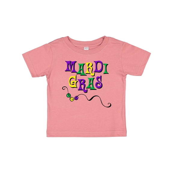 Inktastic Mardi Gras Beads Boys or Girls Baby T-Shirt