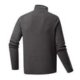 thumbnail image 6 of Men's 1/4 Zip Fleece Sweatshirt Turtleneck Quarter Zip Jumper Knitted Golf Sweaters Warm Thermal Sweatshirts Long Sleeve Pullover Top Classic Sportswear Athletic Shirts, 6 of 6