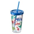 Dinosaur Tumbler Gift Set, Multicolor, 18 fl oz, Valentine's Day by Way To Celebrate