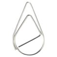 thumbnail image 2 of pitrice 30 Pieces Paper Clip Cute Water Drop Shape Simple Style Solid Color Office School Note Book Photo Clamp Bookmark Silver, 2 of 9