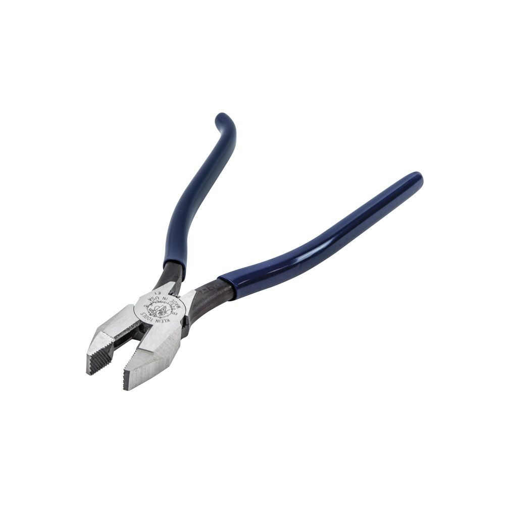 Klein Tools 9-1/4", Iron Workers Linemans Pliers, Drop Forged Steel, D201-7CST