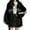 Black, variant on Fgnfyis Women's Zip Up Hoodie Fashion Comfy Plus Size Sweatshirts Cute Jackets for Teen Girls Black L