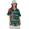 thumbnail image 4 of Vizsla Dad Like a Regular Dad Only Cooler Happy Father's Day Hawaiian Shirt Breathable Summer Unisex Merch Vizslas Dog Lover Gifts Idea - 02007, 4 of 6