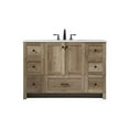 thumbnail image 3 of 48 inch single bathroom vanity in natural oak, 3 of 8