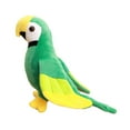 thumbnail image 2 of Tachiuwa Cartoon Plush Parrot Figure Toy Cuddly Realistic for Bedtime Friend Kids Toy Green, 2 of 9
