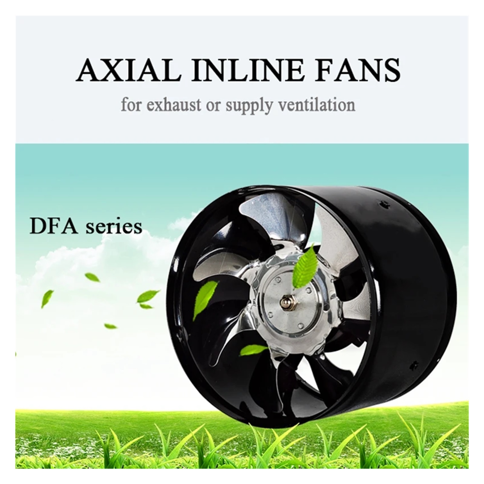 6 Inch High-Speed Exhaust Fan In-Line Duct Kitchen Extractor Metal Toilet Fan Industrial Fan ,High-Efficiency
