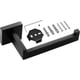thumbnail image 1 of Black Toilet Paper Holder, Stainless Steel Roll Holder Toilet Paper Holder for Bathroom and Kitchen (Square), 1 of 5