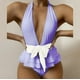 thumbnail image 2 of Bikini de mujer Conjunto sólido Traje de baño Sujetador relleno de una pieza Traje de baño Ropa de playa Fridja  nalpqowj24202, 2 of 6