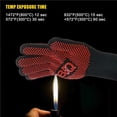 thumbnail image 4 of Guantes Resistentes A Altas Temperaturas De 800 Grados Celsius, Guantes Para Asar A La Barbacoa, Guantes Aislantes Térmicos Antiescaldadura Para Barbacoa, Hornear Y Cocinar Noticed EL009444-00, 4 of 6