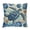 Blue, variant on Sea Turtle Pattern Design in Blues and Whites, A Sea Turtle Throw Pillow
